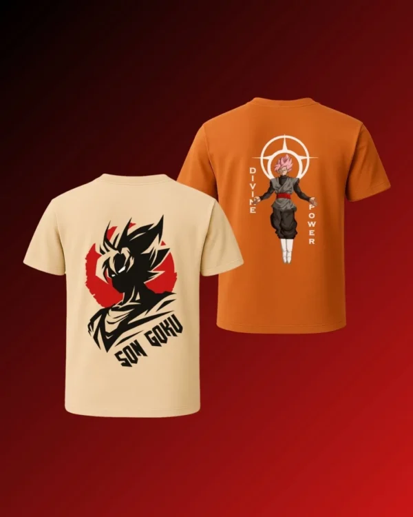 The Divine Rivalry: Dragon Ball Super T-Shirt Combo - Image 2