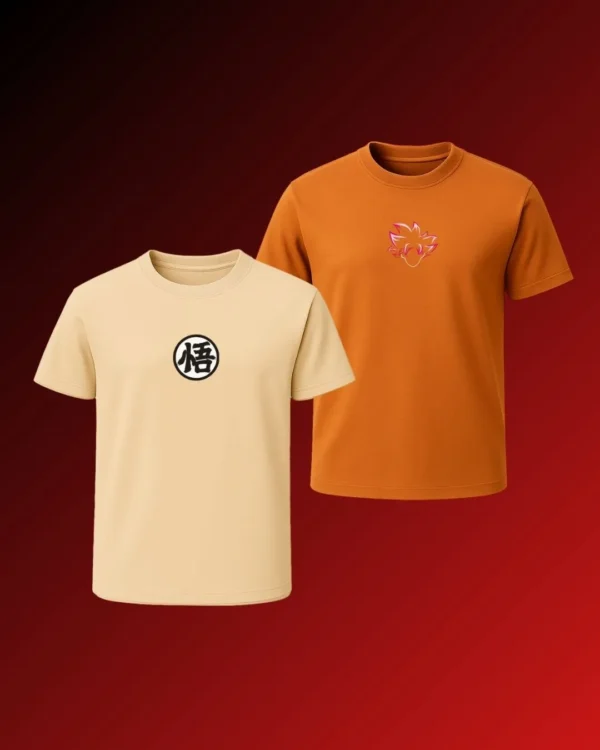 The Divine Rivalry: Dragon Ball Super T-Shirt Combo